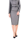 TWO TONE GREY SKIRT