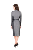 TWO TONE GREY SKIRT
