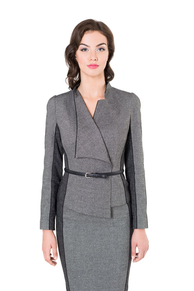 ASYMMETRIC OFFICE JACKET