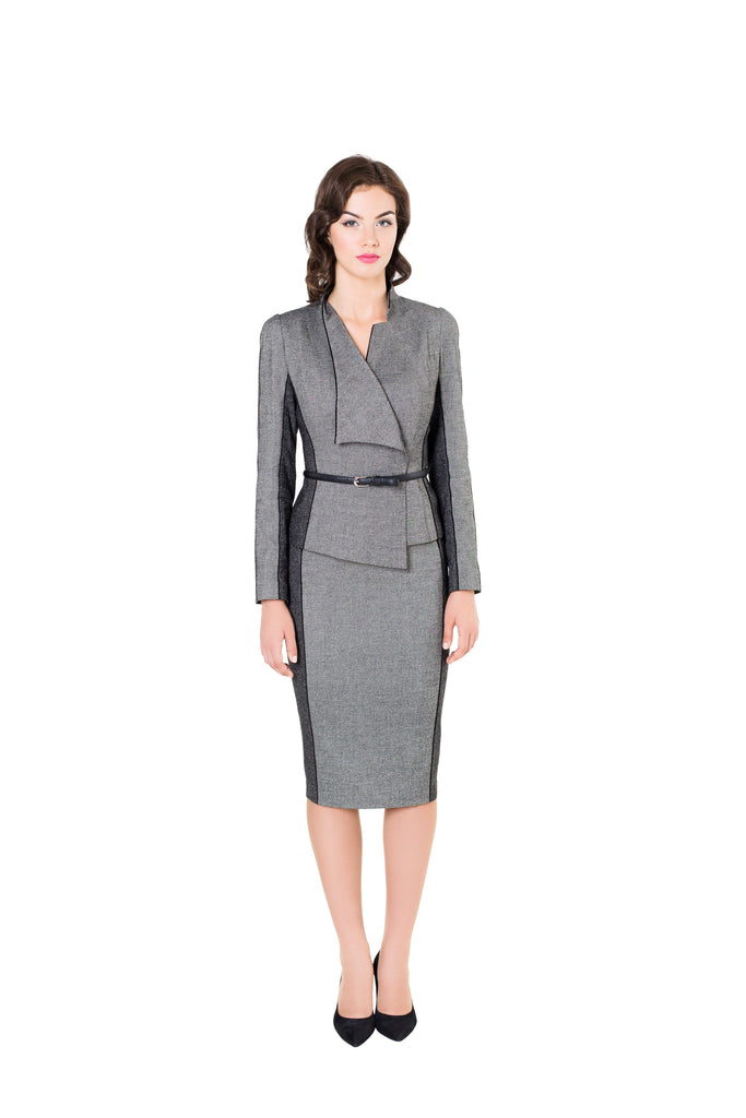 ASYMMETRIC OFFICE JACKET