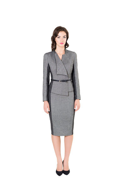 ASYMMETRIC OFFICE JACKET