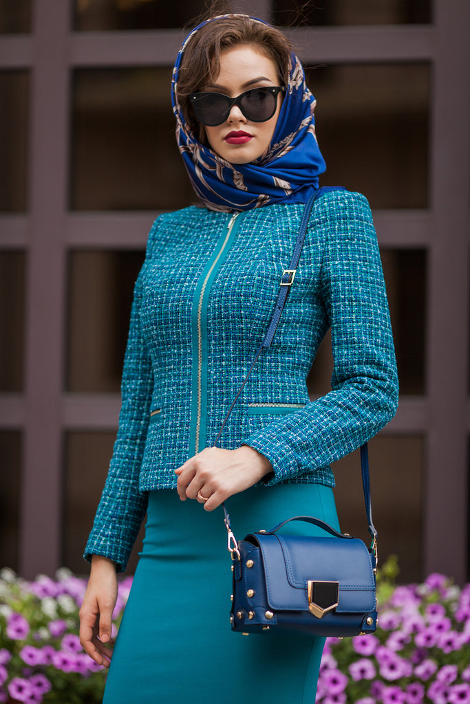 EMERALD ZIPPER JACKET