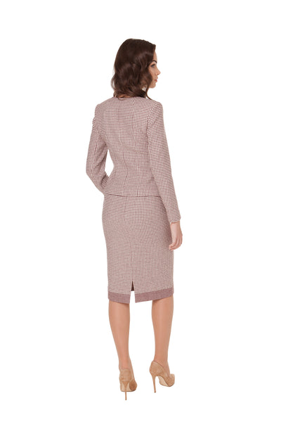 CAROLINE BOW WOOL JACKET