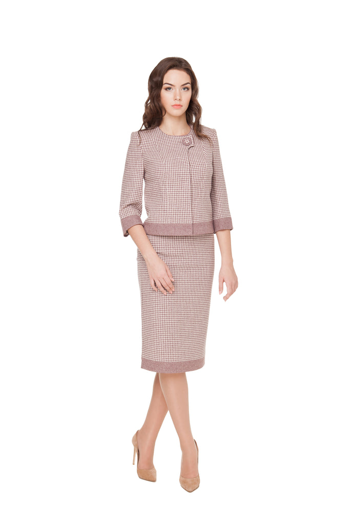 ELEANOR ONE-BUTTON WOOL JACKET