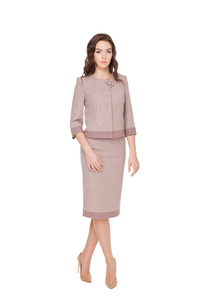 ELEANOR ONE-BUTTON WOOL JACKET