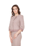ELEANOR ONE-BUTTON WOOL JACKET