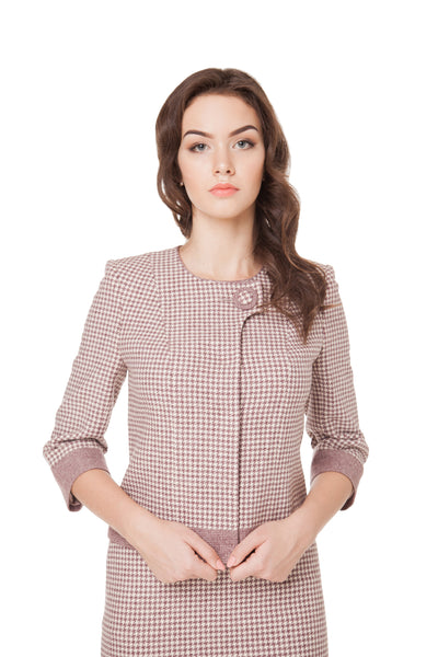 ELEANOR ONE-BUTTON WOOL JACKET