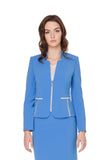EDITH BLUE ZIPPER JACKET