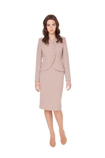 ELISE TULIP BEIGE SKIRT