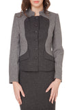 CHARLENE TWO TONE NEHRU JACKET