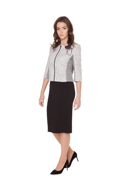 BLACK PENCIL SKIRT
