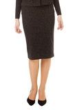 ELIZABETH WOOL BLACK SKIRT