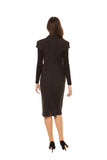 ELIZABETH WOOL BLACK SKIRT