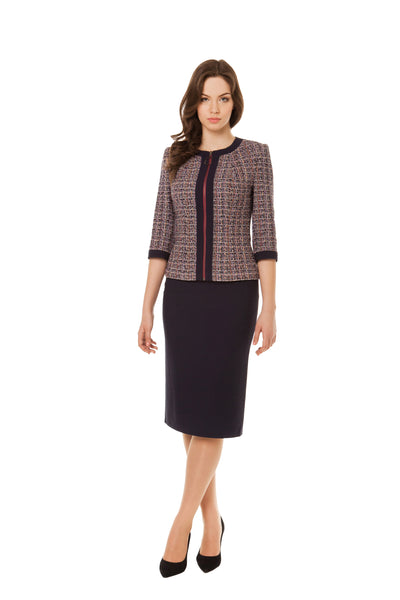NAVY PENCIL SKIRT