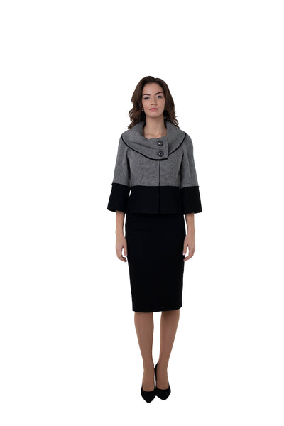 SHAWL COLLAR JACKET