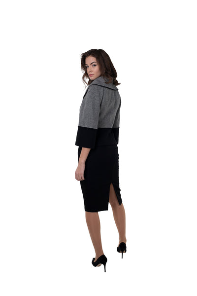 SHAWL COLLAR JACKET