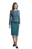 EMERALD GREEN PENCIL SKIRT