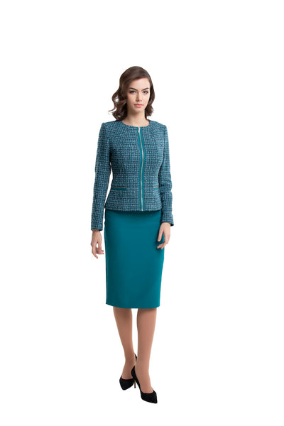 EMERALD ZIPPER JACKET